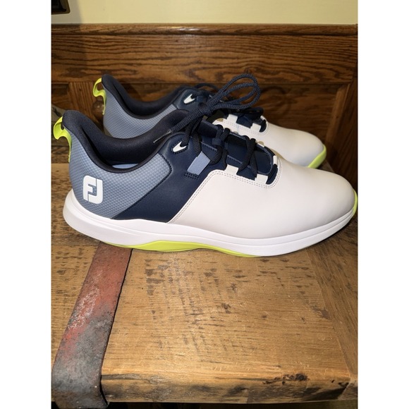 FootJoy Other - Footjoy‎ Golf Shoes ProLite 56920 Style 13 Medium Mens Spikeless White Navy